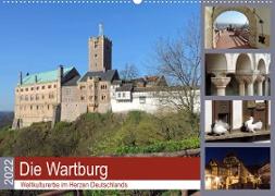 Die Wartburg - Weltkulturerbe im Herzen Deutschlands (Wandkalender 2022 DIN A2 quer)