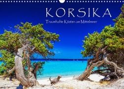 Korsika - Traumhafte Küsten am Mittelmeer (Wandkalender 2022 DIN A3 quer)