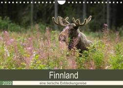 Finnland: eine tierische Entdeckungsreise (Wandkalender 2022 DIN A4 quer)