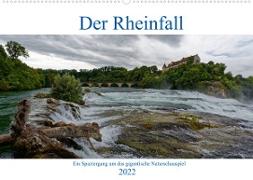 Der Rheinfall - Ein Spaziergang um das gigantische Naturschauspiel (Wandkalender 2022 DIN A2 quer)
