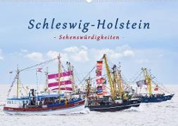 Schleswig-Holstein Sehenswürdigkeiten (Wandkalender 2022 DIN A2 quer)