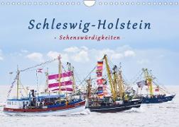 Schleswig-Holstein Sehenswürdigkeiten (Wandkalender 2022 DIN A4 quer)