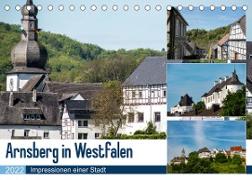 Arnsberg in Westfalen (Tischkalender 2022 DIN A5 quer)
