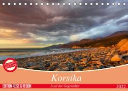 Korsika - Insel der Gegensätze (Tischkalender 2022 DIN A5 quer)