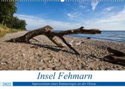 Insel Fehmarn - Impressionen eines Sommertages an der Ostsee (Wandkalender 2022 DIN A2 quer)