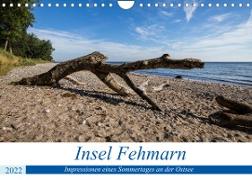 Insel Fehmarn - Impressionen eines Sommertages an der Ostsee (Wandkalender 2022 DIN A4 quer)