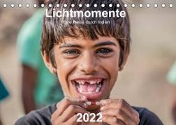 Lichtmomente - Eine Reise durch Indien (Tischkalender 2022 DIN A5 quer)