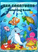 Sea Creatures coloring book for kids