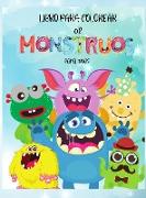 Libro para colorear de monstruos para niños: Increíble libro para colorear para niños I Monstruos lindos, divertidos y geniales I Mi primer gran libro