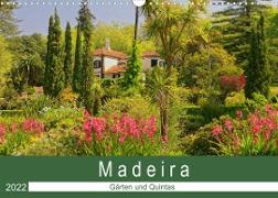 Madeira - Gärten und Quintas (Wandkalender 2022 DIN A3 quer)