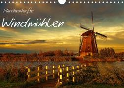 Märchenhafte Windmühlen (Wandkalender 2022 DIN A4 quer)