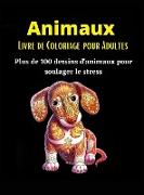 Animaux Livre de Coloriage Pour Adultes