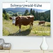 Schwarzwald-Kühe - Die Hinterwälder (Premium, hochwertiger DIN A2 Wandkalender 2022, Kunstdruck in Hochglanz)