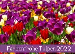 Farbenfrohe Tulpen 2022 (Wandkalender 2022 DIN A2 quer)