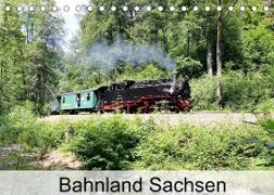 Bahnland Sachsen (Tischkalender 2022 DIN A5 quer)