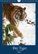 Der Tiger - ein gestreifter Jäger (Wandkalender 2022 DIN A4 hoch)