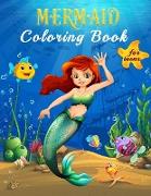 Mermaid Coloring Book For Teens: Color The Magic Underwater World Of Mermaids In Over 40 Beautiful Full Page Illustrations, Coloring Book with Beautif