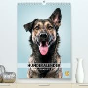 Hundekalender - Hunderassen im Portrait (Premium, hochwertiger DIN A2 Wandkalender 2022, Kunstdruck in Hochglanz)