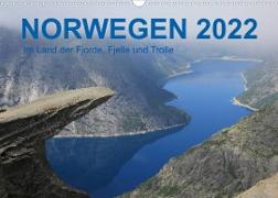 Norwegen 2022 - Im Land der Fjorde, Fjelle und Trolle (Wandkalender 2022 DIN A3 quer)