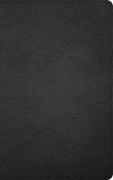 KJV Single-Column Personal Size Bible, Black Genuine Leather
