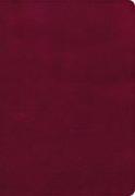 NASB Super Giant Print Reference Bible, Burgundy Leathertouch
