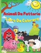 Animali della fattoria Libri da colorare