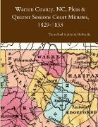 Warren County, NC, Pleas & Quarter Sessions Court Minutes, 1829-1833