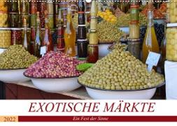 Exotische Märkte (Wandkalender 2022 DIN A2 quer)