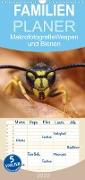 Makrofotografie: Wespen und Bienen - Familienplaner hoch (Wandkalender 2022 , 21 cm x 45 cm, hoch)