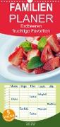 Erdbeeren - fruchtige Favoriten - Familienplaner hoch (Wandkalender 2022 , 21 cm x 45 cm, hoch)