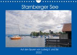 Starnberger See - Auf den Spuren von Ludwig II. und Sisi (Wandkalender 2022 DIN A4 quer)
