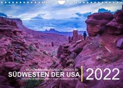 Wunderbare Wanderungen im Südwesten der USA (Wandkalender immerwährend DIN A4 quer)