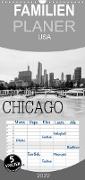 Icy Chicago - Familienplaner hoch (Wandkalender 2022 , 21 cm x 45 cm, hoch)
