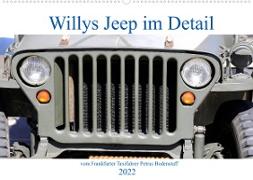 Willys Jeep im Detail vom Frankfurter Taxifahrer Petrus Bodenstaff (Wandkalender 2022 DIN A2 quer)