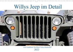 Willys Jeep im Detail vom Frankfurter Taxifahrer Petrus Bodenstaff (Wandkalender 2022 DIN A3 quer)