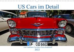 US Cars im Detail vom Frankfurter Taxifahrer Petrus Bodenstaff (Wandkalender 2022 DIN A3 quer)