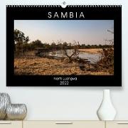 Sambia "Das wirkliche Afrika" (Premium, hochwertiger DIN A2 Wandkalender 2022, Kunstdruck in Hochglanz)