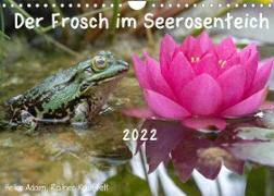 Der Frosch im Seerosenteich (Wandkalender 2022 DIN A4 quer)