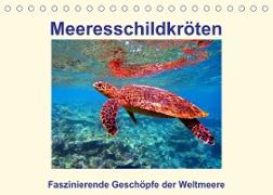 Meeresschildkröten - Faszinierende Geschöpfe der Weltmeere (Tischkalender 2022 DIN A5 quer)