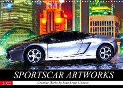 SPORTSCAR ARTWORKS Creative Works by Jean-Louis Glineur (Wandkalender 2022 DIN A3 quer)