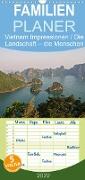 Vietnam Impressionen / Die Landschaft - die Menschen - Familienplaner hoch (Wandkalender 2022 , 21 cm x 45 cm, hoch)