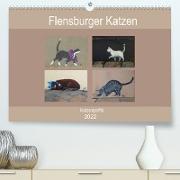 Flensburger Katzen (Premium, hochwertiger DIN A2 Wandkalender 2022, Kunstdruck in Hochglanz)