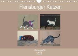 Flensburger Katzen (Wandkalender 2022 DIN A4 quer)