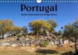 Portugal Buntes Hinterland und farbige Küsten (Wandkalender 2022 DIN A4 quer)
