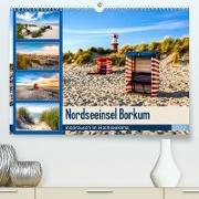 Nordseeinsel Borkum - Inselrausch im Hochseeklima (Premium, hochwertiger DIN A2 Wandkalender 2022, Kunstdruck in Hochglanz)