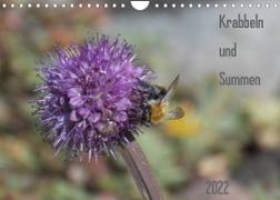 Krabbeln und Summen (Wandkalender 2022 DIN A4 quer)