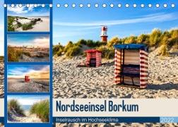 Nordseeinsel Borkum - Inselrausch im Hochseeklima (Tischkalender 2022 DIN A5 quer)