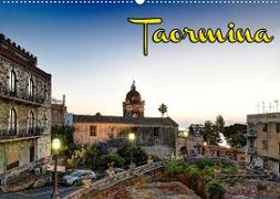 Taormina zur blauen Stunde (Wandkalender 2022 DIN A2 quer)