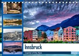 Innsbruck - Capital of the AlpsAT-Version (Tischkalender 2022 DIN A5 quer)