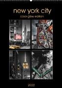 New York City - Color Glow Edition (Wandkalender 2022 DIN A2 hoch)